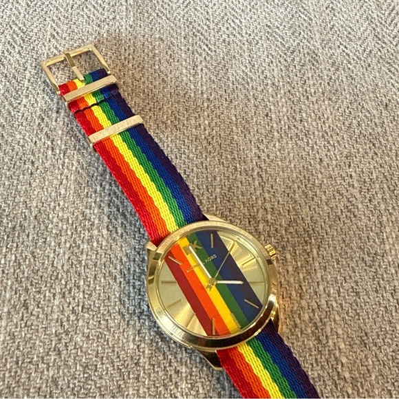 Michael Kors Runway Mercer Pride Rainbow Watch - Picture 9 of 11